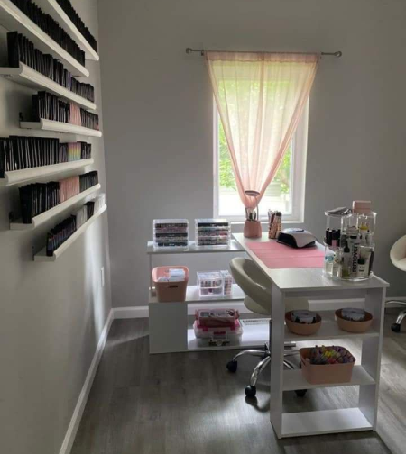 Photo salon de manucure